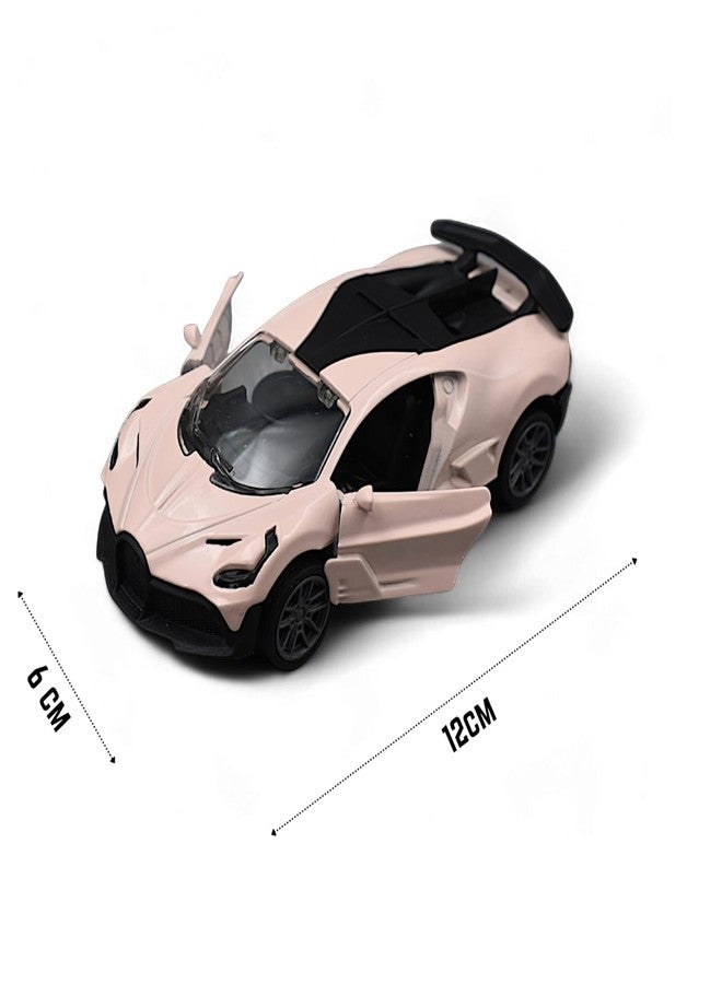 ASFunClub FunClub 1:36 Scale DieCast Metal Cars Pull-Back Cars Openable Doors Car Toy Realistic Miniature Model Gift Girls Boys Vehicles Toys for Kids Friction Toys for Boys (Purple) - Image 3